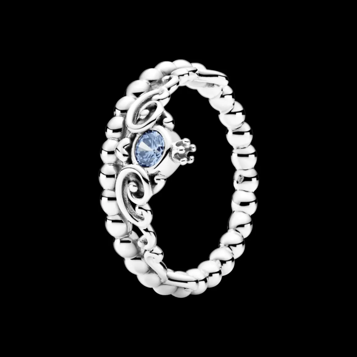 Pandora Anéis De Prata-Anel Disney Tiara Da Cinderela