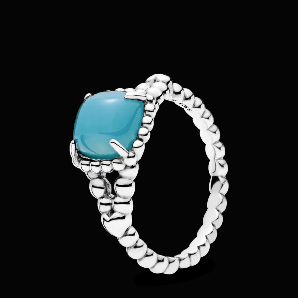 Pandora Anéis De Prata-Anel Espirito Vibrante Azul