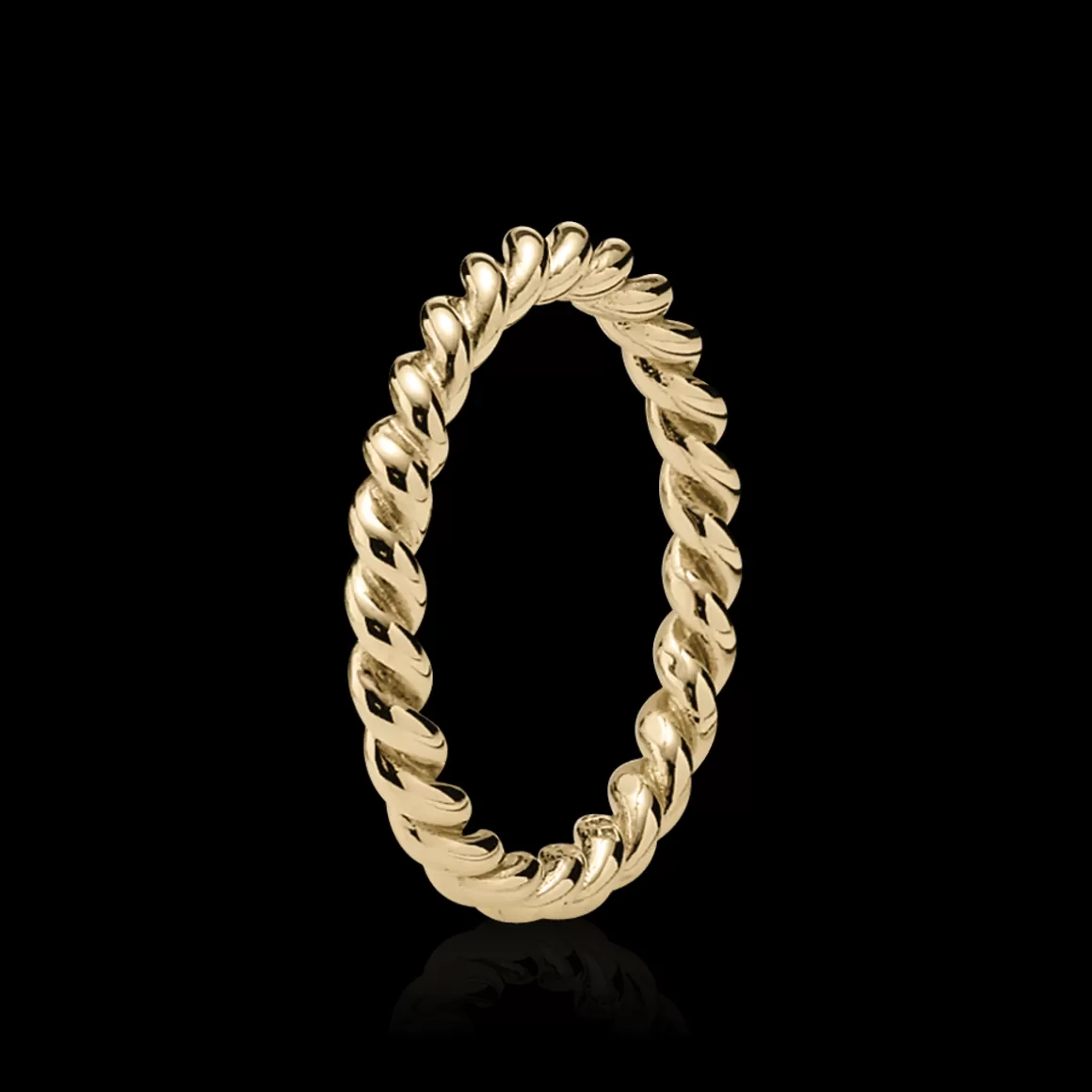 Pandora Anéis De Ouro-Anel Twist