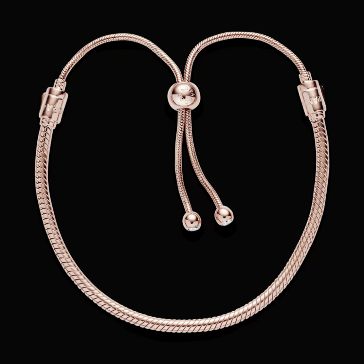 Pandora Braceletes De Ouro Rosé-Bracelete Crie & Combine - Cordão Rosetm