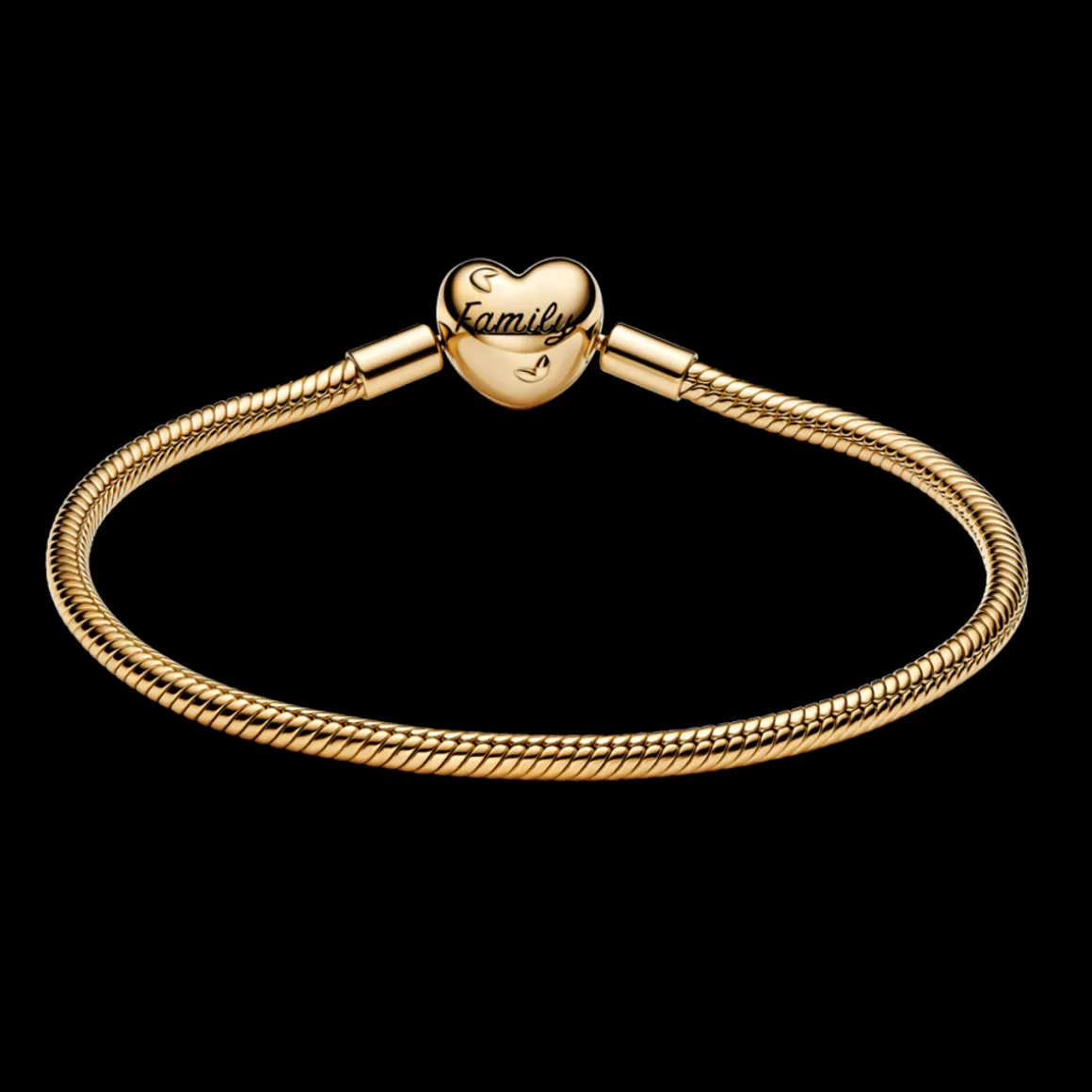 Pandora Braceletes Maleáveis Em Ouro | Bracelete De Ouro-Bracelete De Ouro Coracao Arvore Da Familia