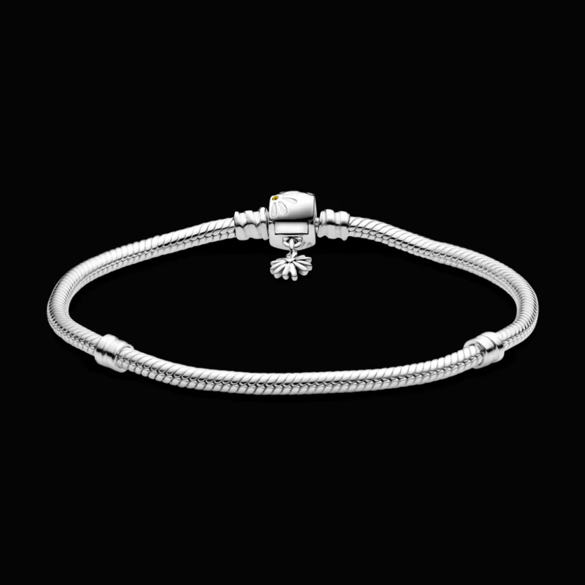 Pandora Braceletes Maleáveis Em Prata-Bracelete Delicadas Margaridas