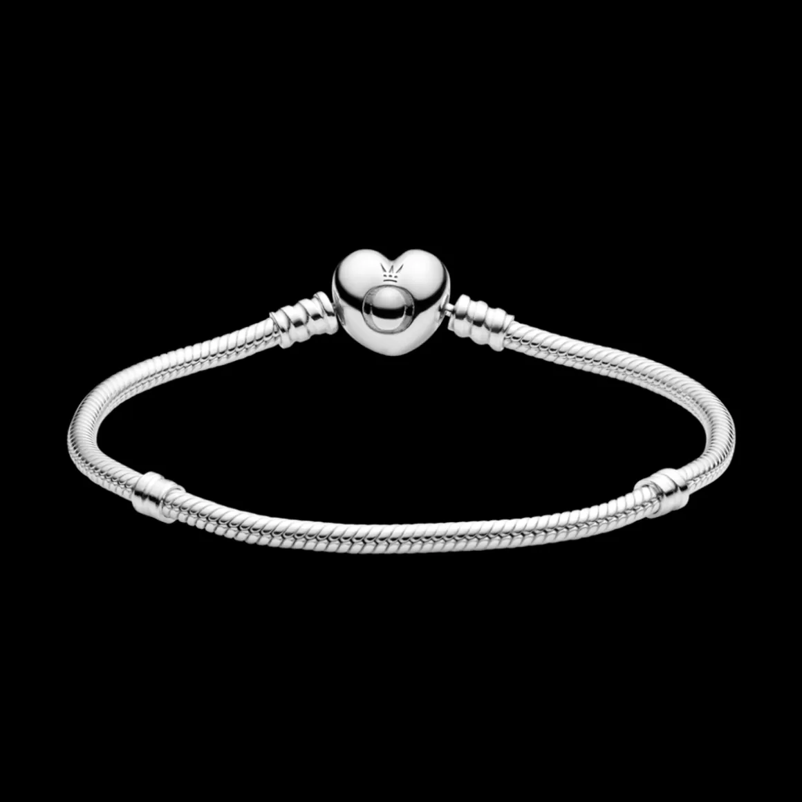 Pandora Braceletes De Prata-Bracelete Com Fecho De Coracao