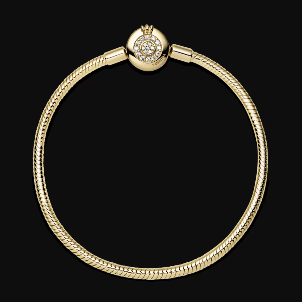 Pandora Braceletes Maleáveis Em Ouro | Bracelete De Ouro-Bracelete Coroa Em O Brilhante