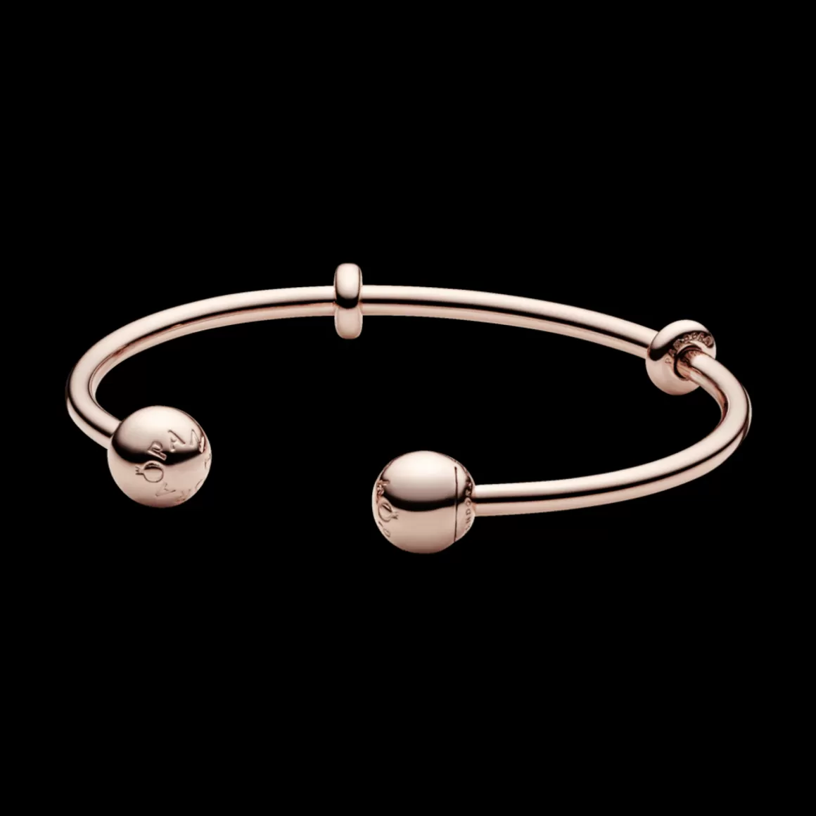 Pandora Braceletes Rígidos Em Ouro Rosé | Braceletes De Ouro Rosé-Bracelete Evolution Em Ouro Rose