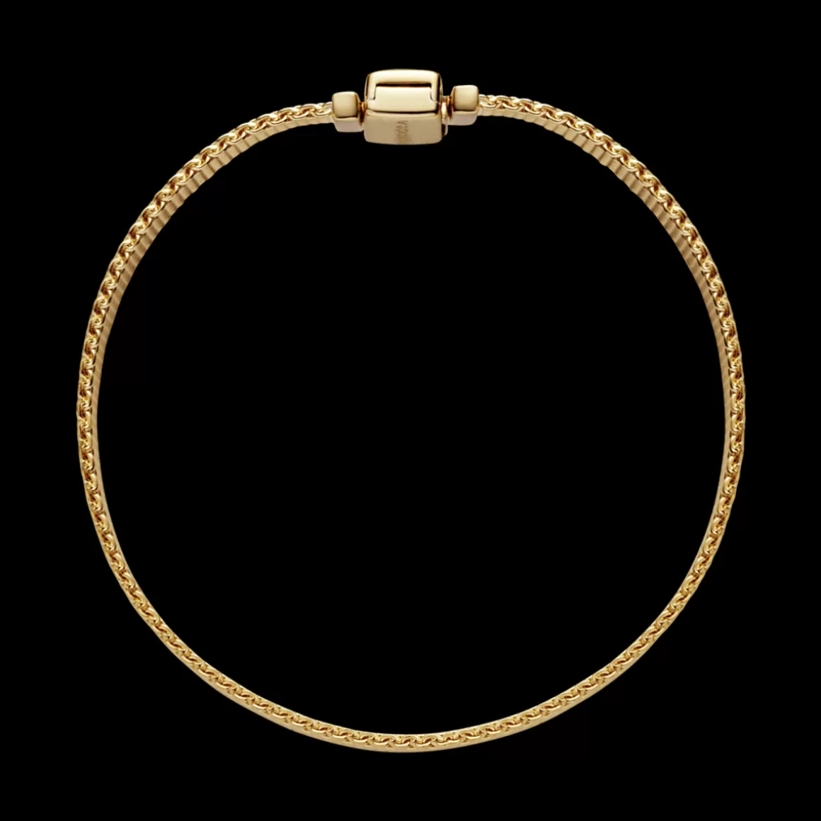 Pandora Bracelete De Ouro-Bracelete Reflexions Em Ouro 14k