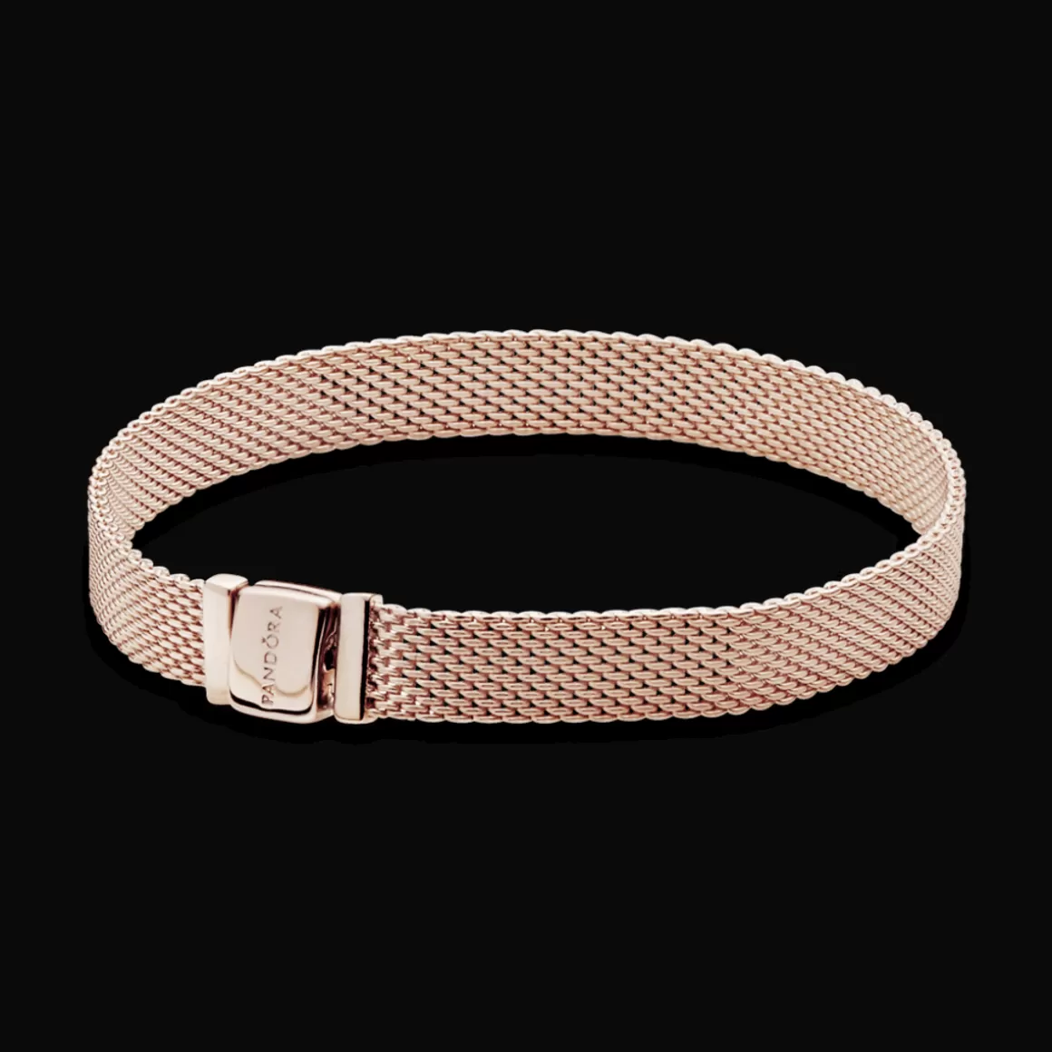 Pandora Braceletes Rígidos Em Ouro Rosé | Braceletes De Ouro Rosé-Bracelete Reflexions Em Ouro Rose