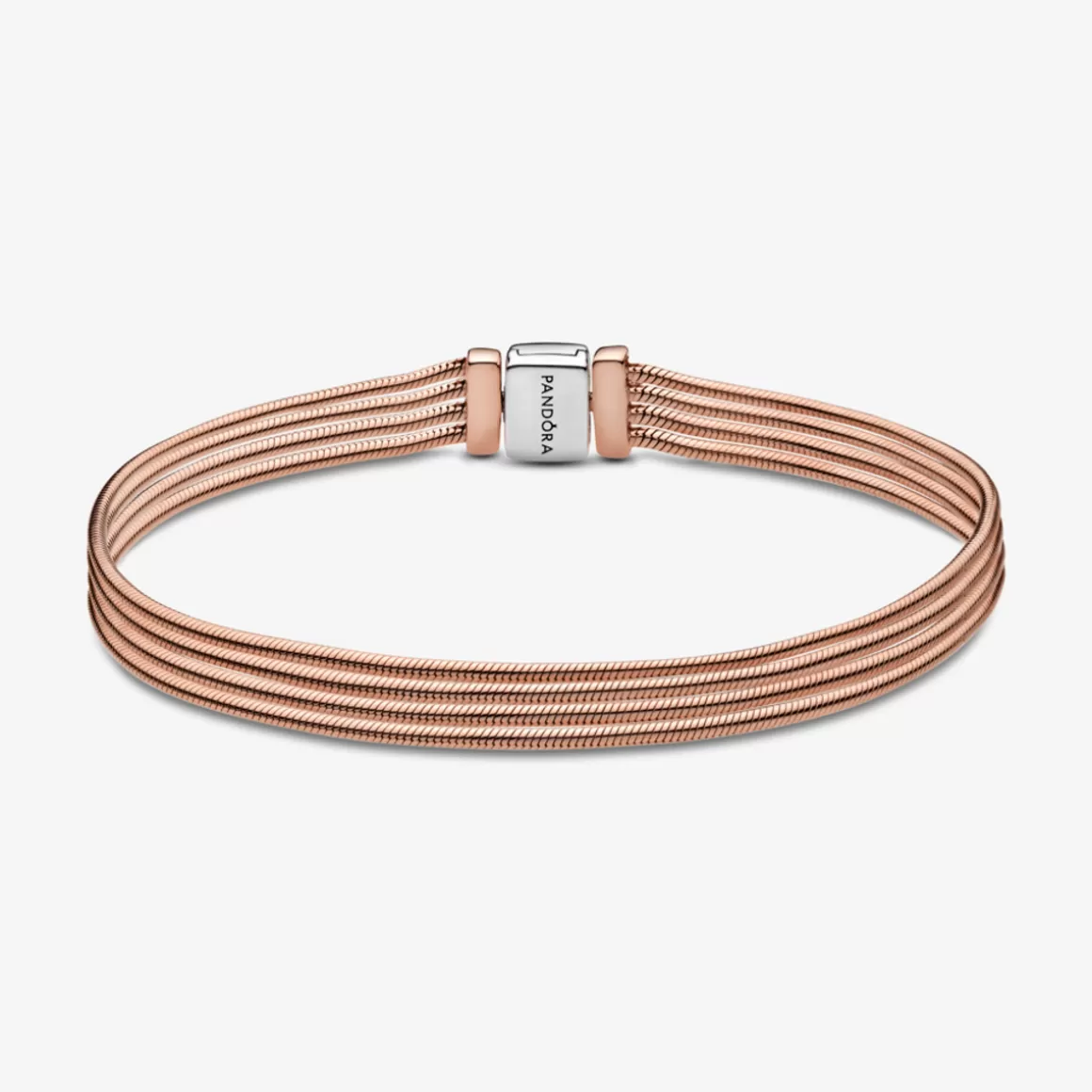 Pandora Braceletes De Ouro Rosé-Bracelete Reflexions Multi Fios Em Ouro Rose