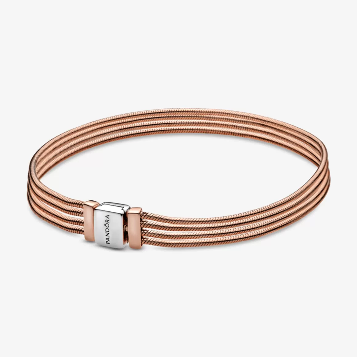 Pandora Braceletes De Ouro Rosé-Bracelete Reflexions Multi Fios Em Ouro Rose