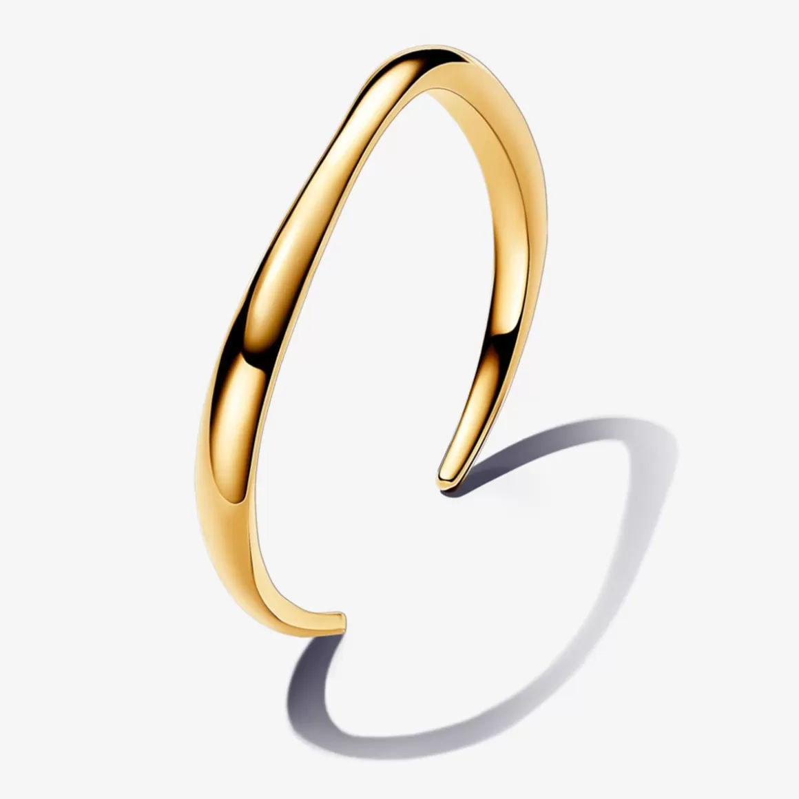 Pandora Bracelete De Ouro-Bracelete Rígido é banhado a ouro 14k