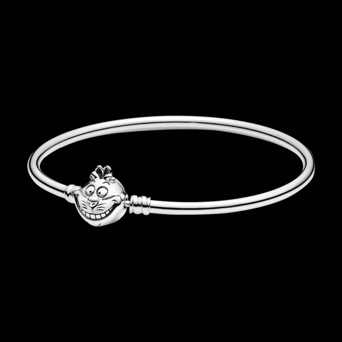 Pandora Braceletes Rígidos Em Prata-Bracelete Rígido Moments - Alice No País Das Maravilhas (Fecho