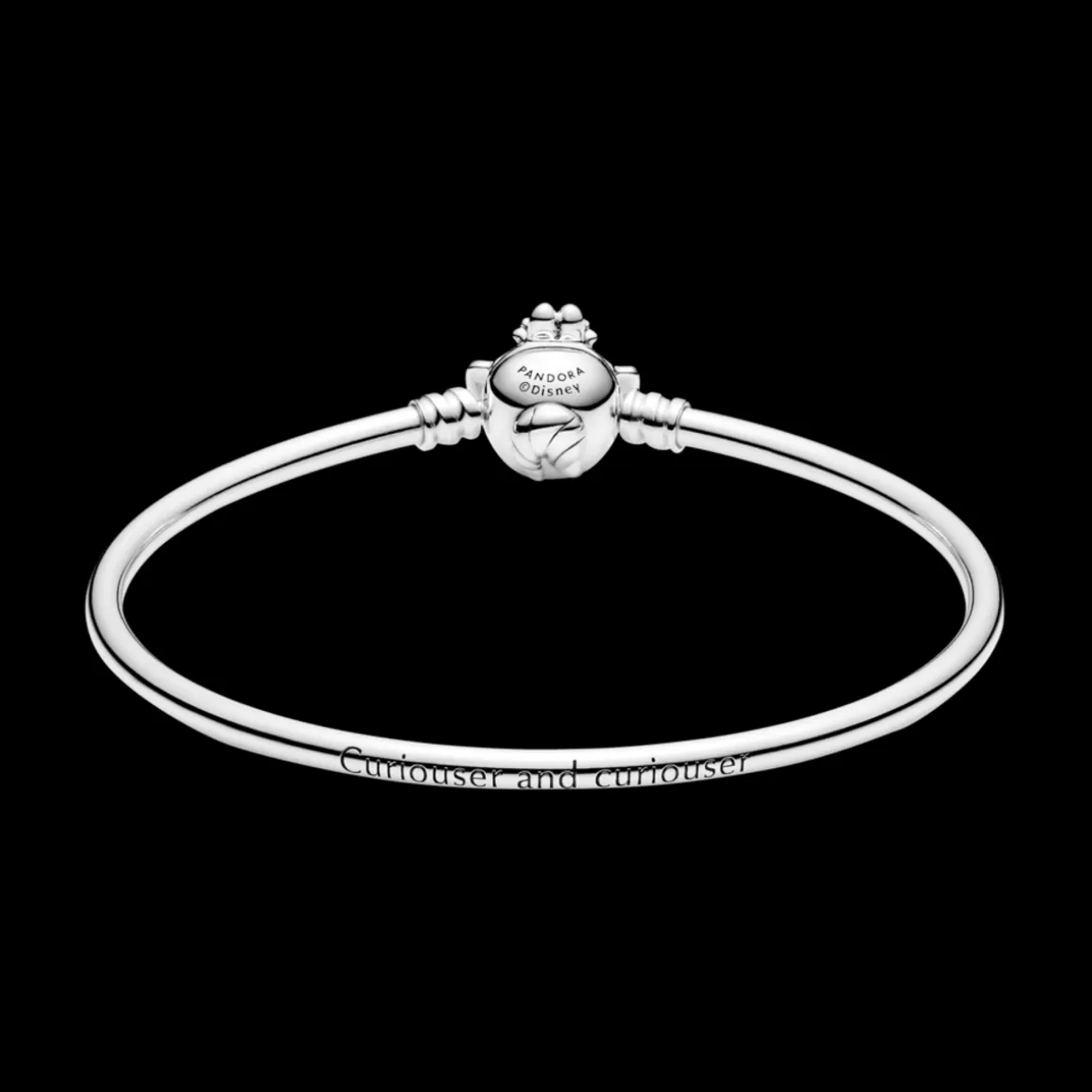 Pandora Braceletes Rígidos Em Prata-Bracelete Rígido Moments - Alice No País Das Maravilhas (Fecho