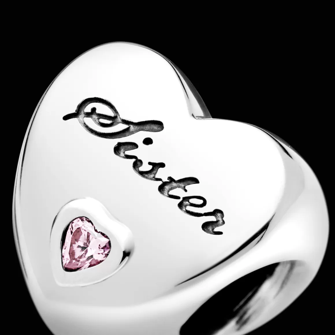 Pandora Charms De Prata-Charm Amor De Irma