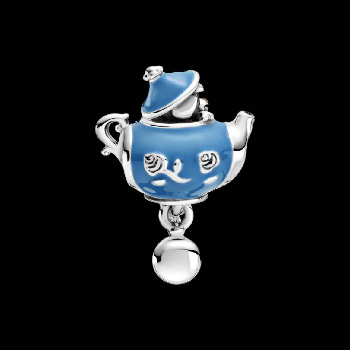 Pandora Charms Pendentes De Prata-Charm Bule Festa De Desaniversario_Alice No Pais Das Maravilhas