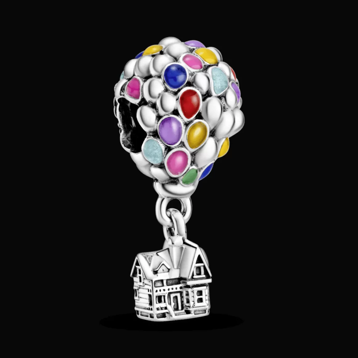 Pandora Charms Pendentes De Prata-Charm Casa E Balões - Up Altas Aventuras