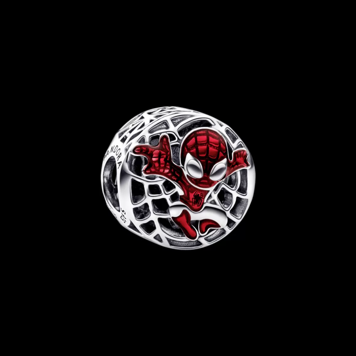 Pandora Charms De Prata-Charm De Cidade Flutuante Do Homem_Aranha_Marvelmarvel