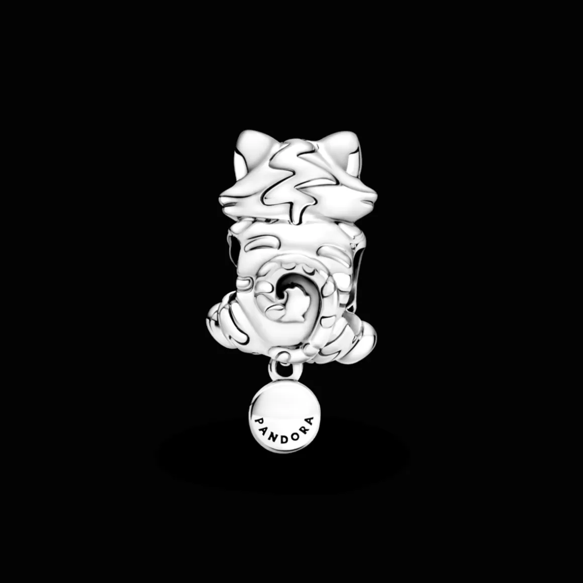 Pandora Charms Pendentes De Prata-Charm De Gatinho E Novelo De La