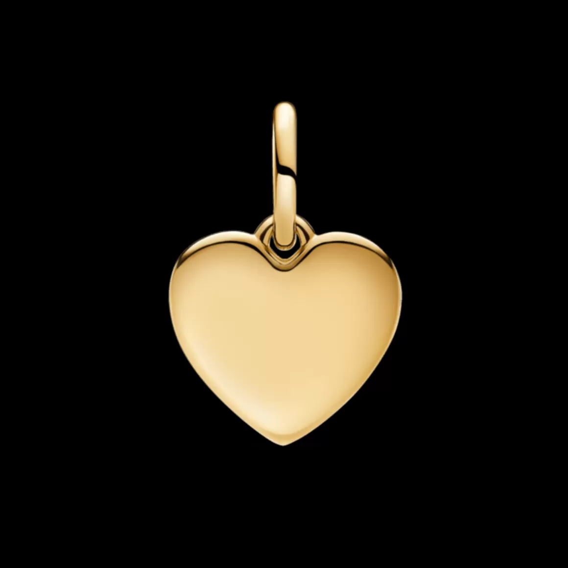 Pandora Charms Pendentes De Ouro-Charm De Ouro Pendente Love Coracao Gravavel