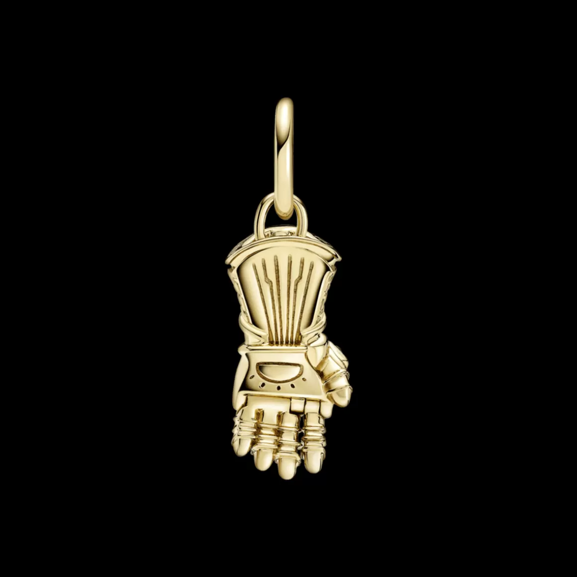 Pandora Charms Pendentes De Ouro | Charms Cristal-Charm de Ouro Pendente Marvel - Manopla do Infinito de Os Vingadores