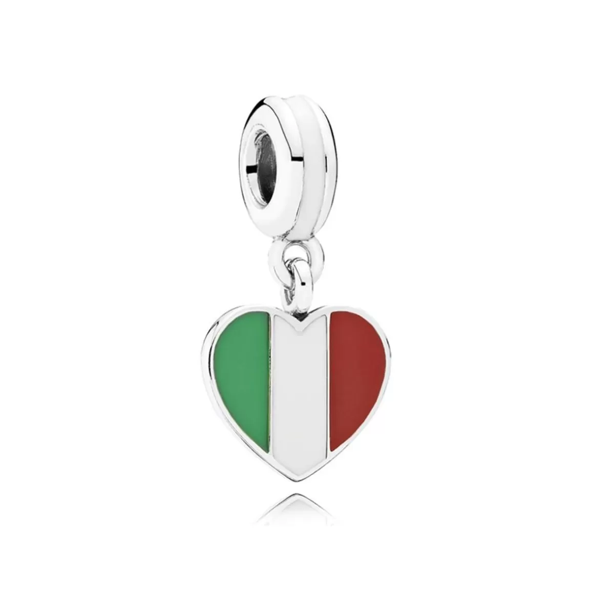 Pandora Charms Pendentes De Prata-Charm De Prata Pendente Coração Italiano