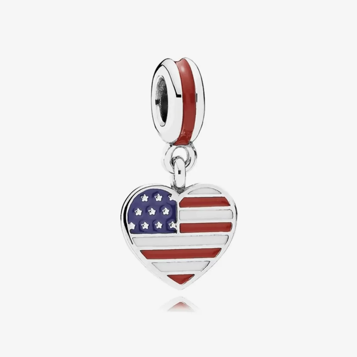 Pandora Charms Pendentes De Prata-Charm De Prata Pendente Coração Norte Americano