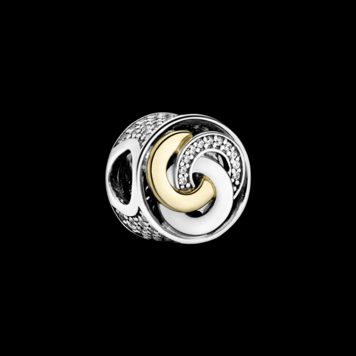 Pandora Charms Dois Tons-Charm Eternidade