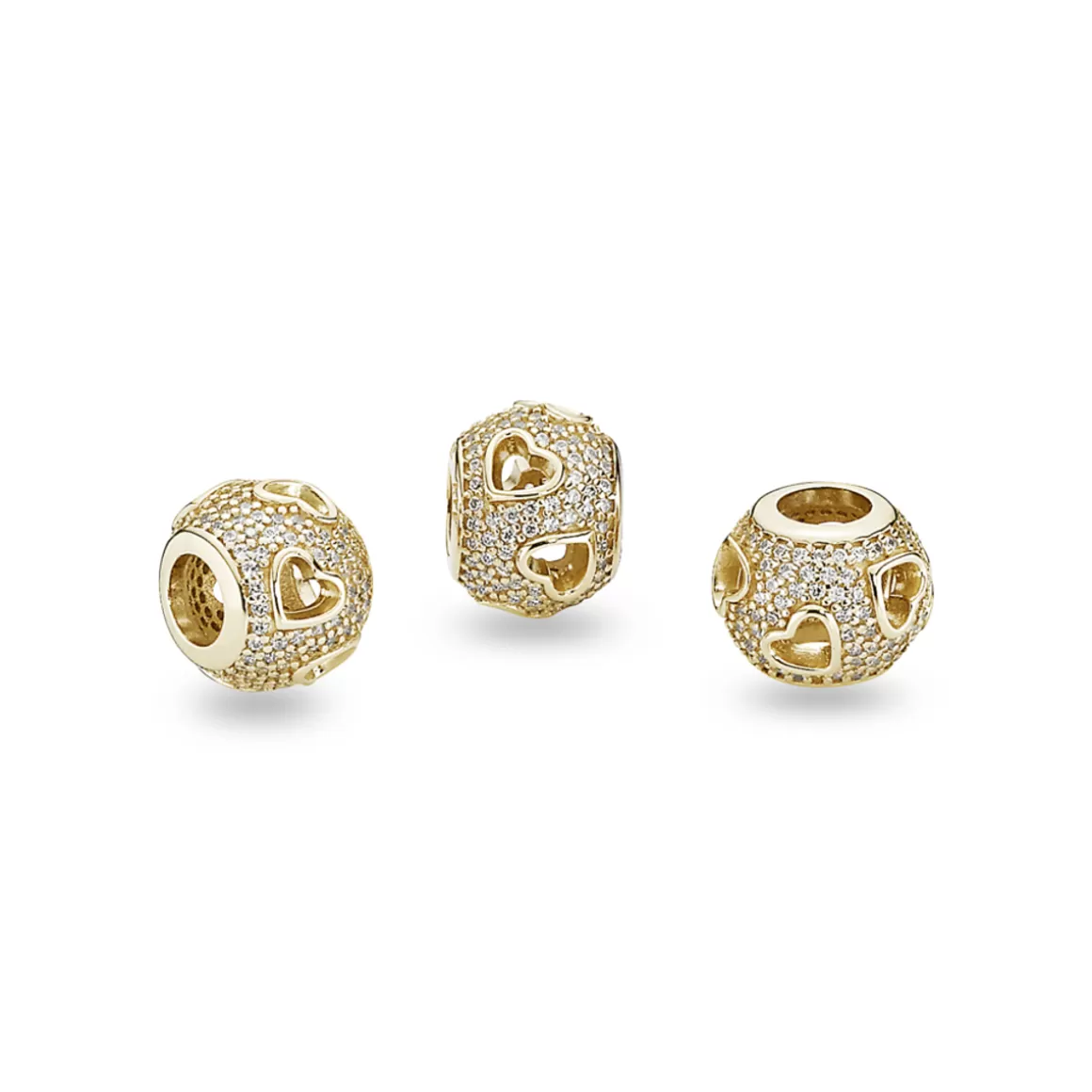 Pandora Charms De Ouro-Charm Flor Da Recordação Em Ouro 14k