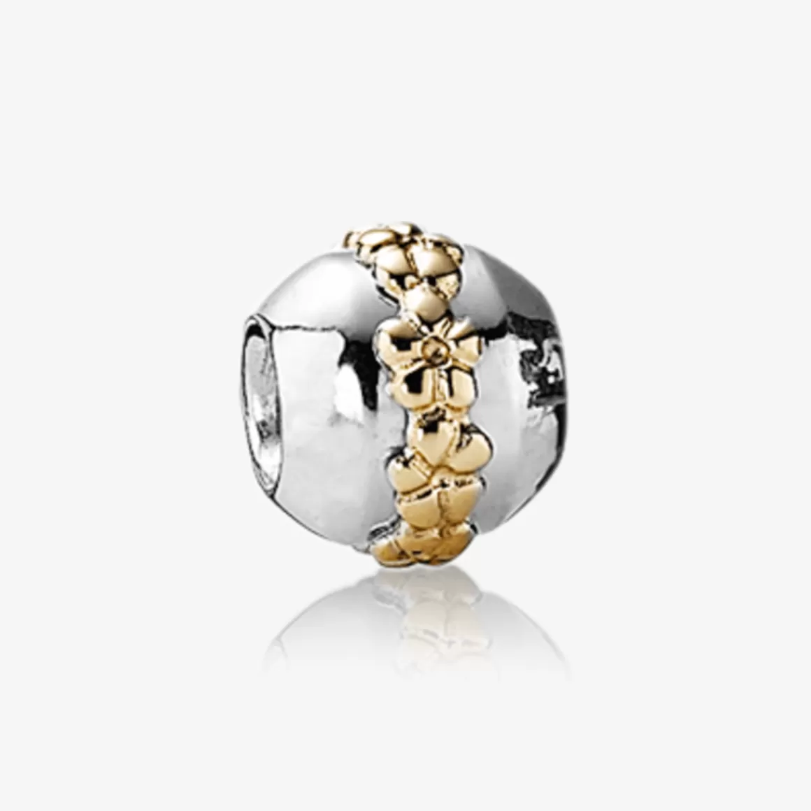 Pandora Charms Dois Tons-Charm Flor De Saturno