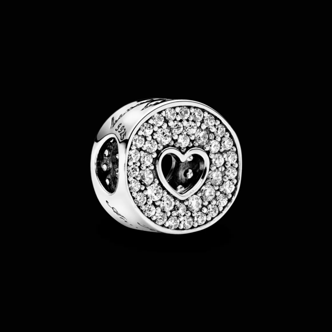 Pandora Charms De Prata-Charm happy Anniversary (Aniversário De Casamento)