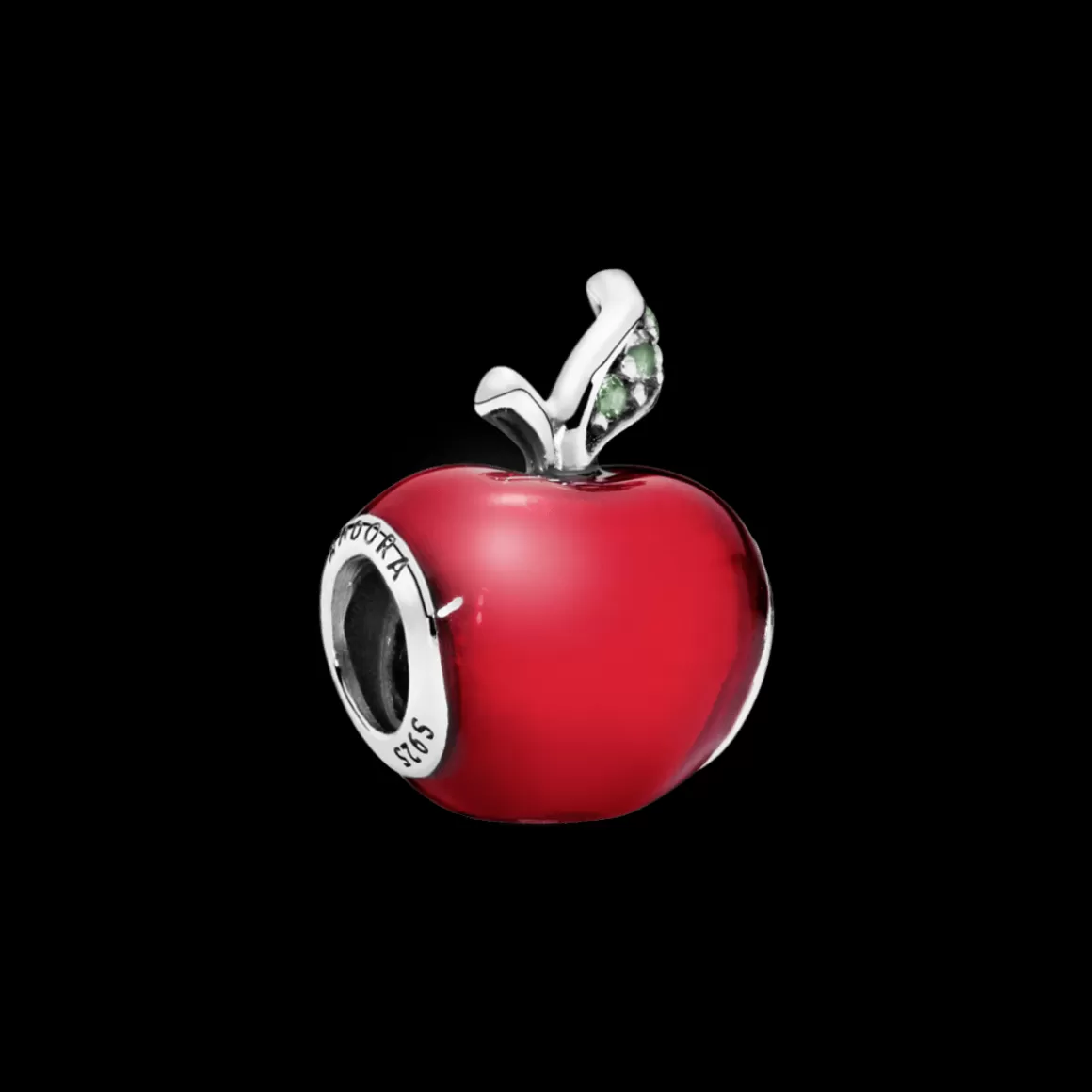 Pandora Charms De Prata-Charm Maça Da Branca De Neve