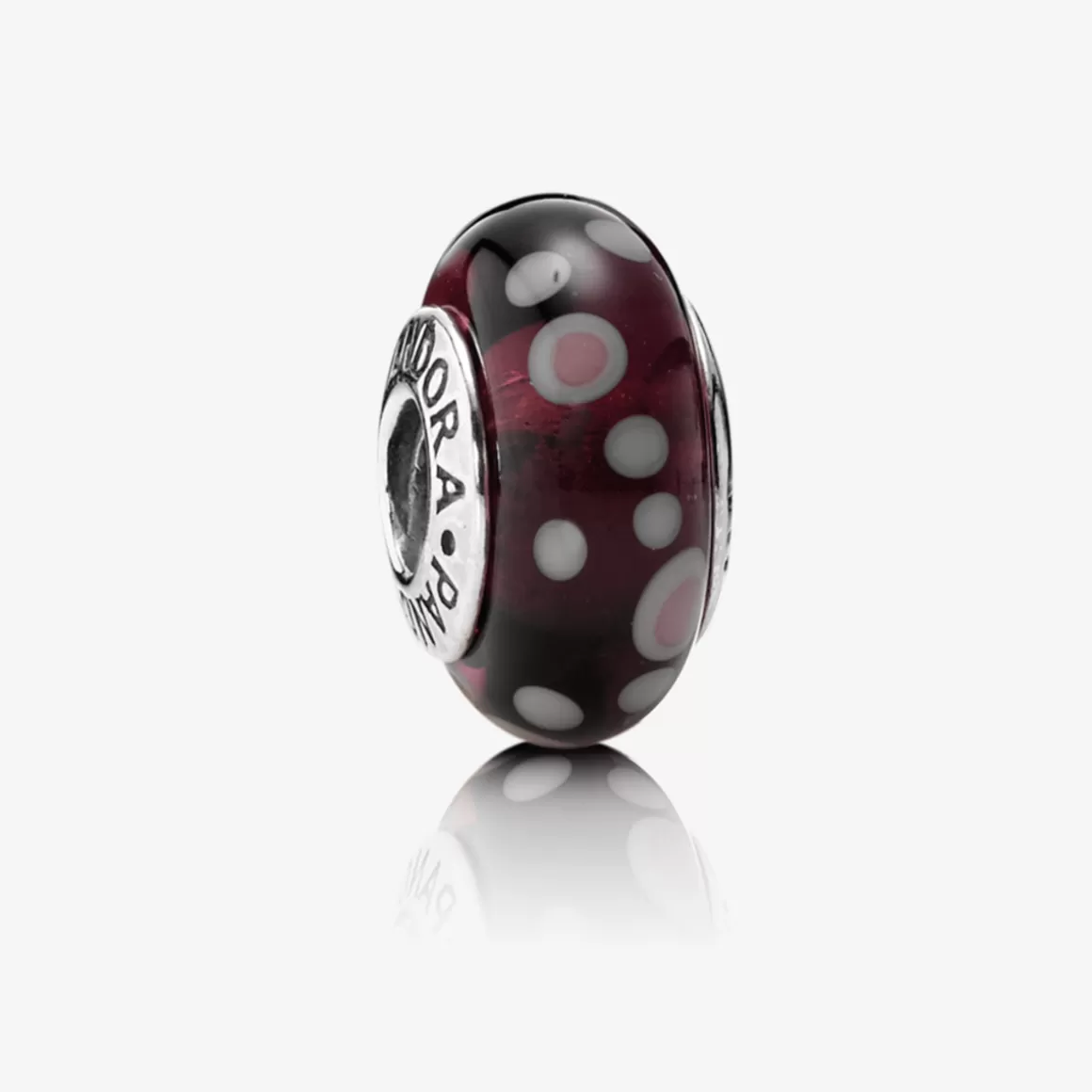 Pandora Charms De Murano-Charm Murano Bubbles Lilas