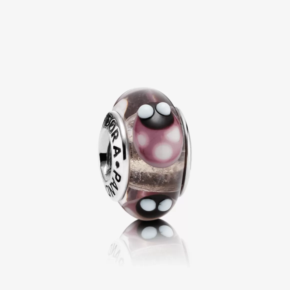 Pandora Charms De Murano-Charm Murano Joaninhas Lilases