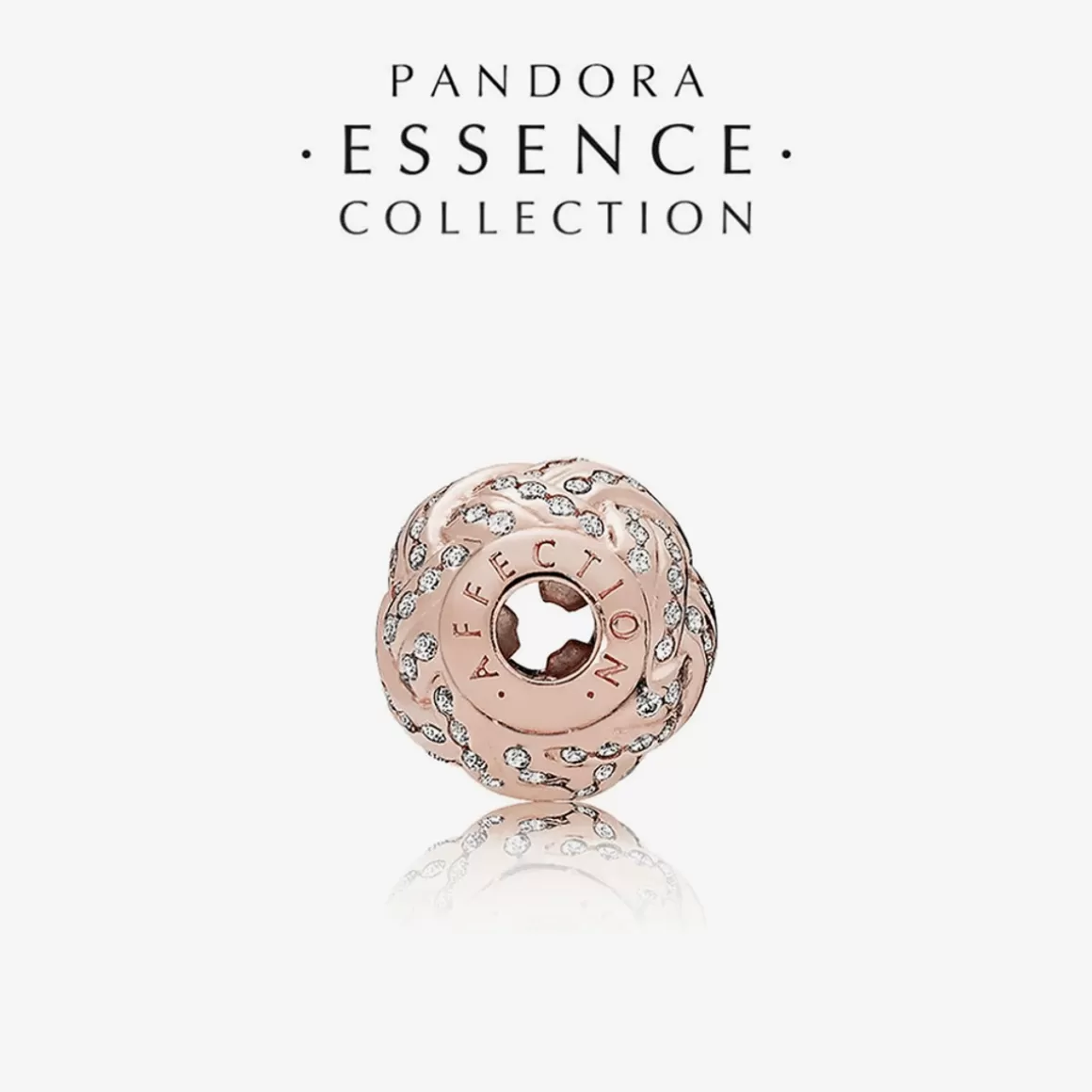 Pandora Charms De Ouro Rosé-Charm Essence Rosetm Affection (Afeto)