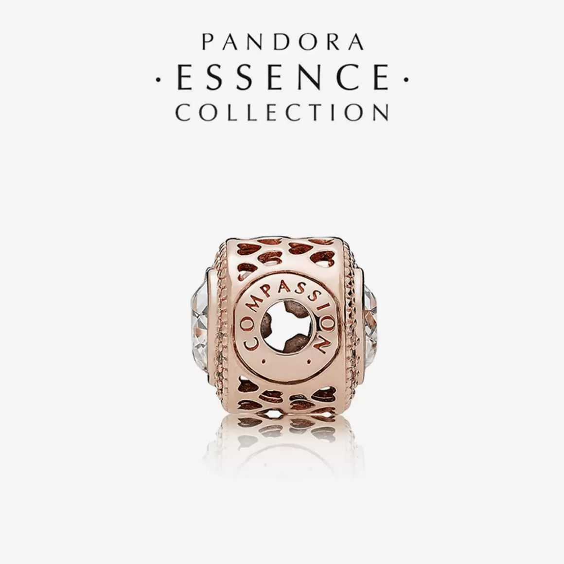 Pandora Charms De Ouro Rosé-Charm Essence Rosetm Compassion (Compaixão)