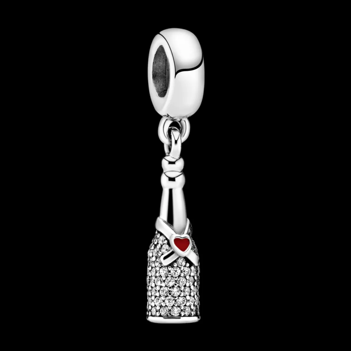 Pandora Charms Pendentes De Prata-Charm Pendente Champanhe