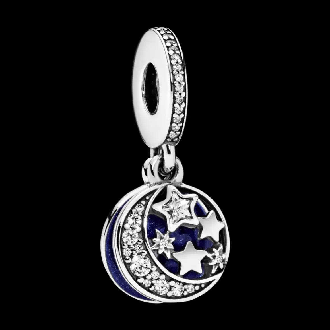 Pandora Charms Pendentes De Prata-Charm Pendente Contando Estrelas