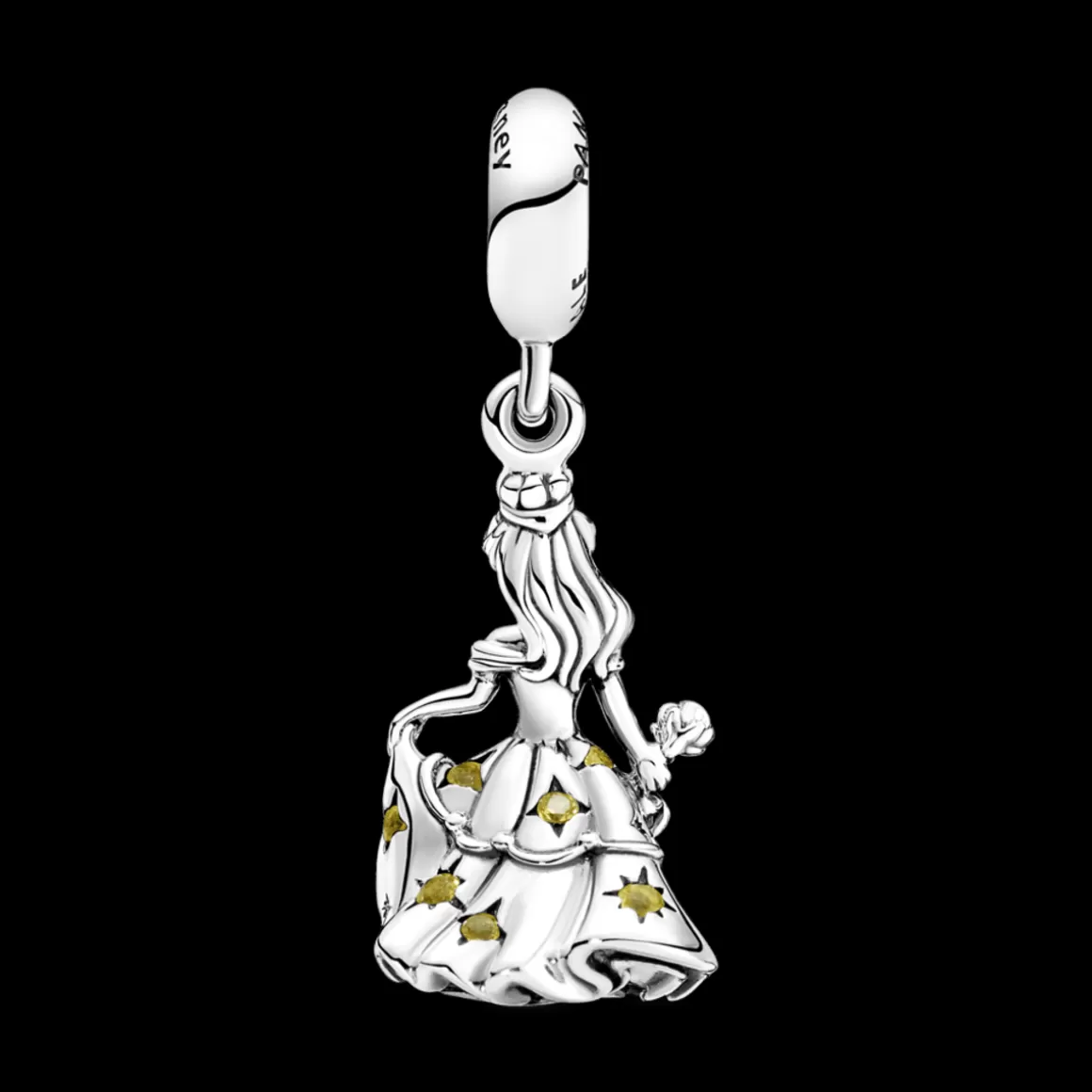 Pandora Charms Pendentes De Prata-Charm Pendente Disney_Bela Dancando