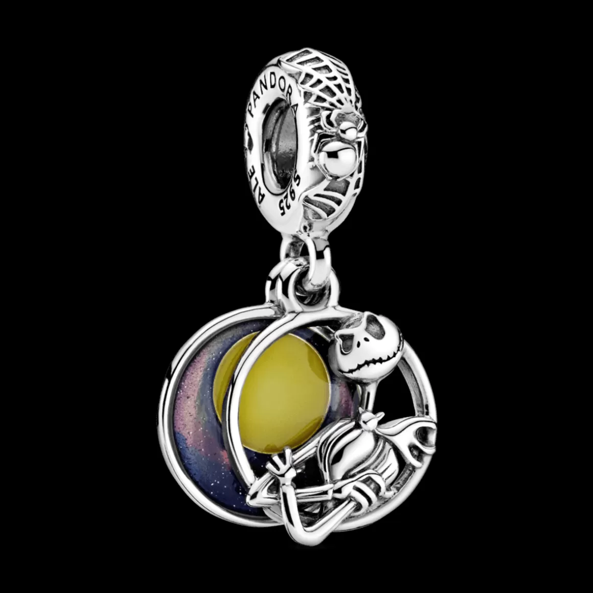 Pandora Charms Pendentes De Prata-Charm Pendente Disney O Estranho Mundo De Jack