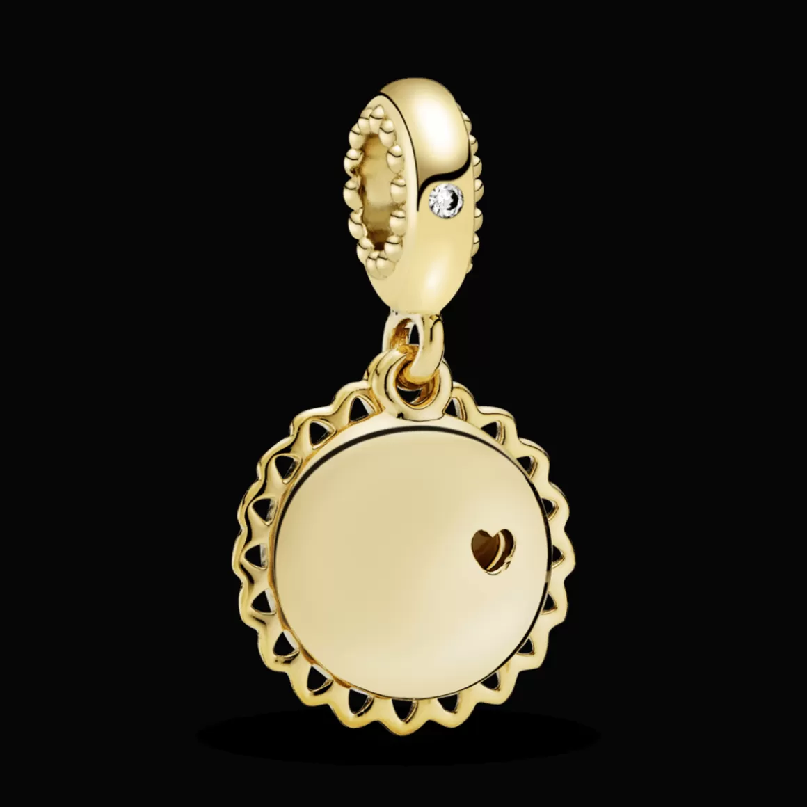 Pandora Charms Pendentes De Ouro-Charm Pendente em Ouro 14k - you Are My Sunshine (Você É Meu Raio De Sol)