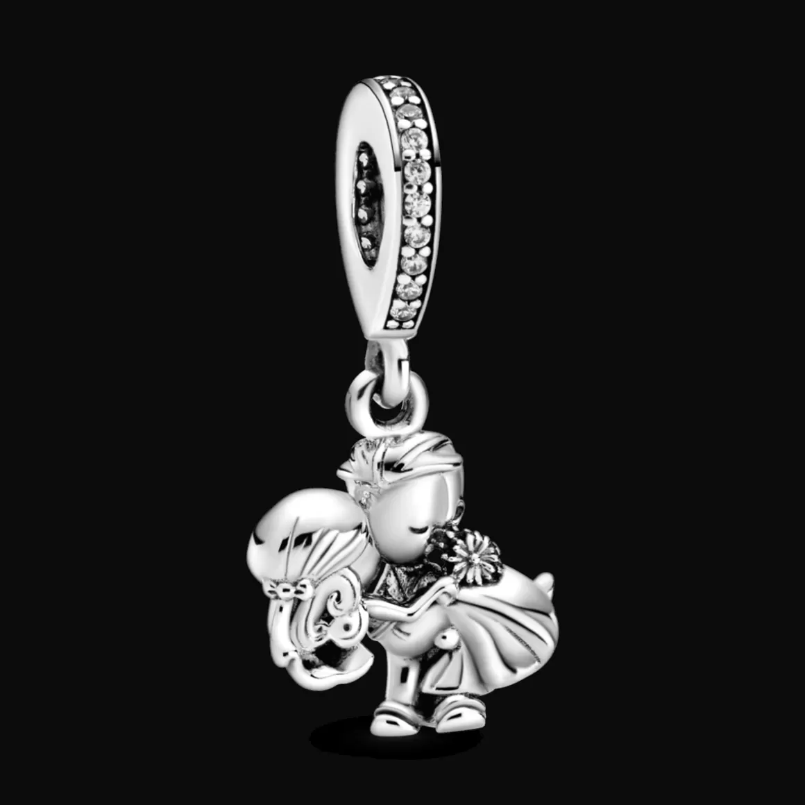 Pandora Charms Pendentes De Prata-Charm Pendente Enfim Casados