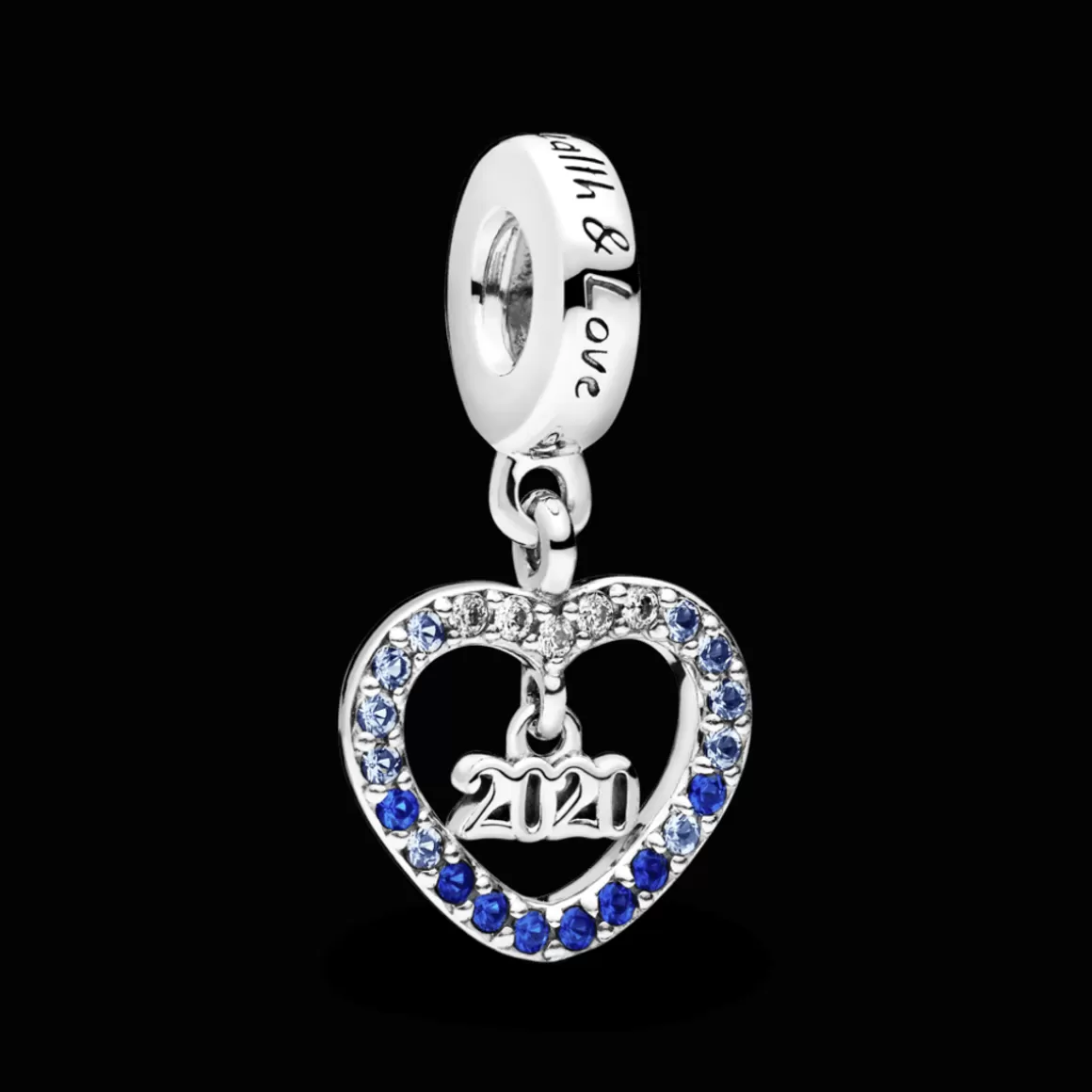 Pandora Charms Pendentes De Prata-Charm Pendente Feliz Ano Novo 2020