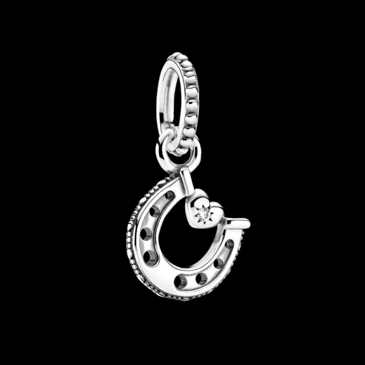 Pandora Charms Pendentes De Prata-Charm Pendente Ferradura Da Sorte