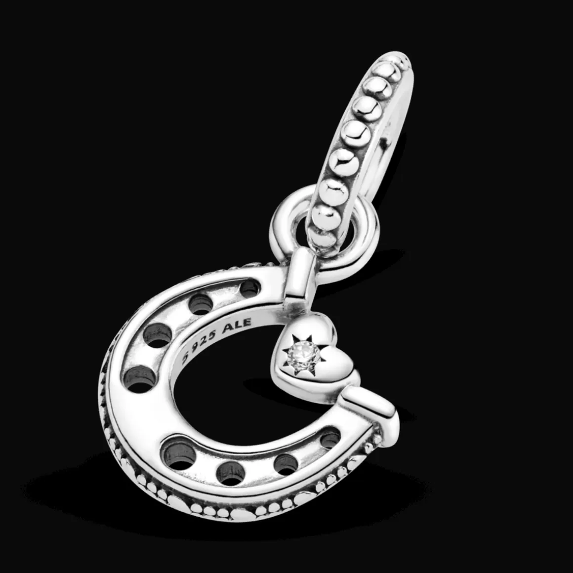 Pandora Charms Pendentes De Prata-Charm Pendente Ferradura Da Sorte