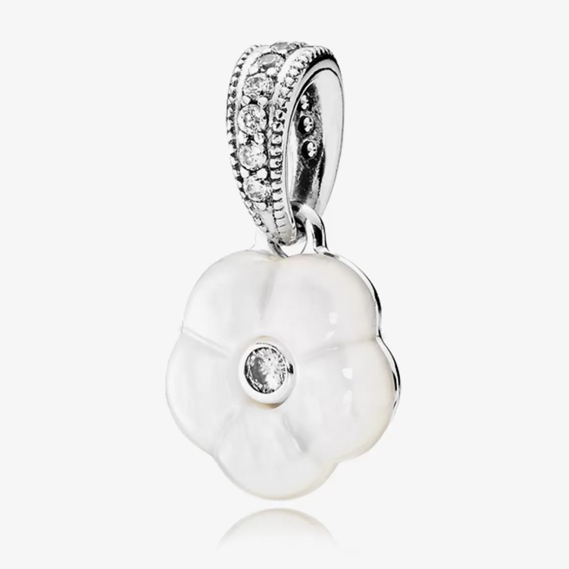 Pandora Charms Pendentes De Prata-Charm Pendente Flor Luminosa