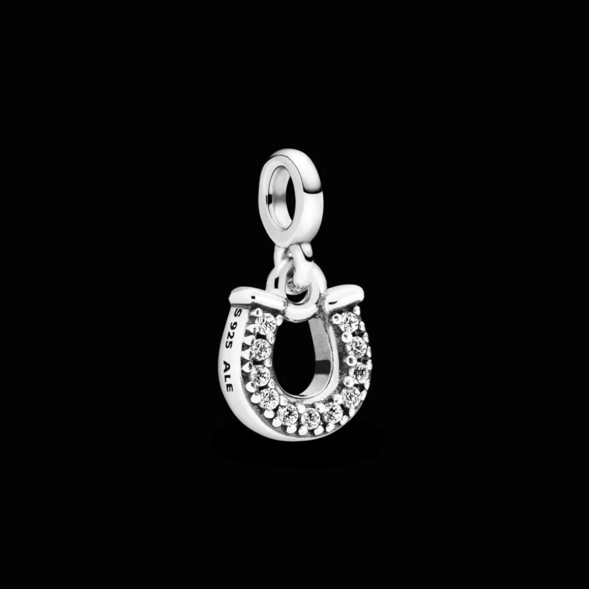 Pandora Charms Pendentes De Prata | Mini Charm-Charm Pendente Minha Ferradura Da Sorte - Me