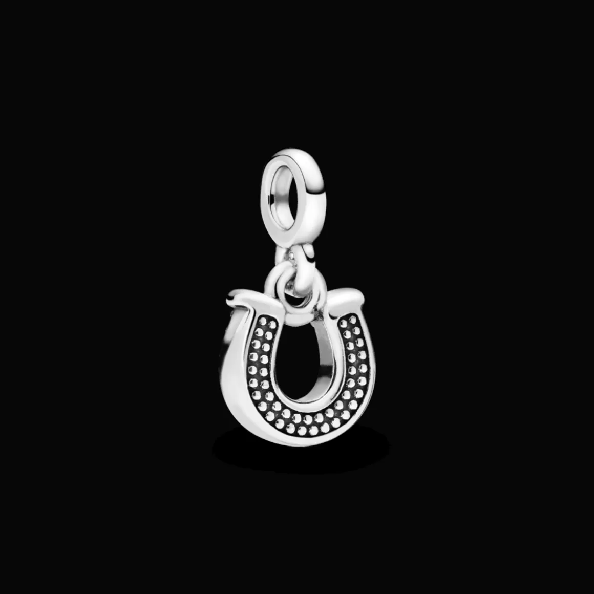 Pandora Charms Pendentes De Prata | Mini Charm-Charm Pendente Minha Ferradura Da Sorte - Me