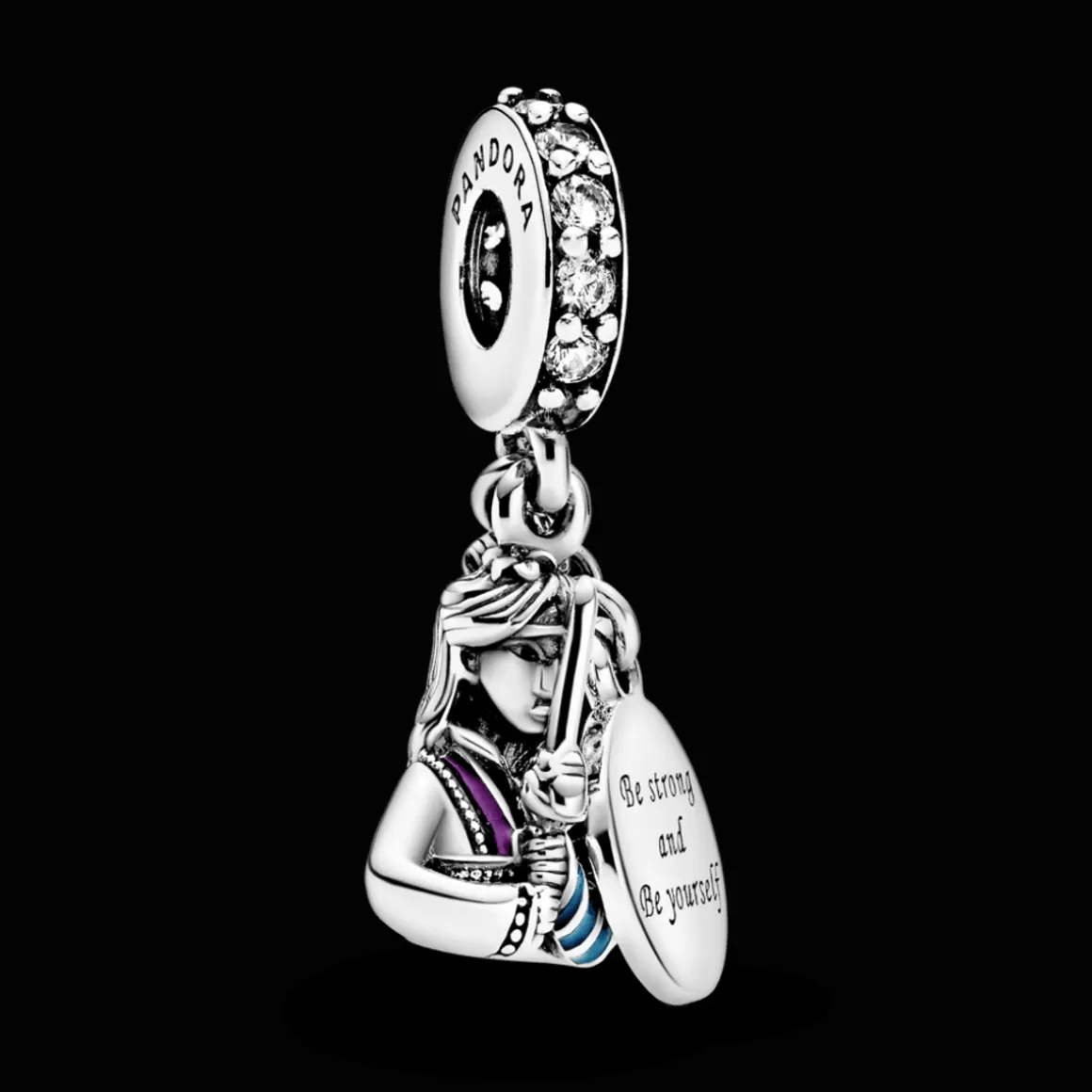 Pandora Charms Pendentes De Prata-Charm Pendente Mulan