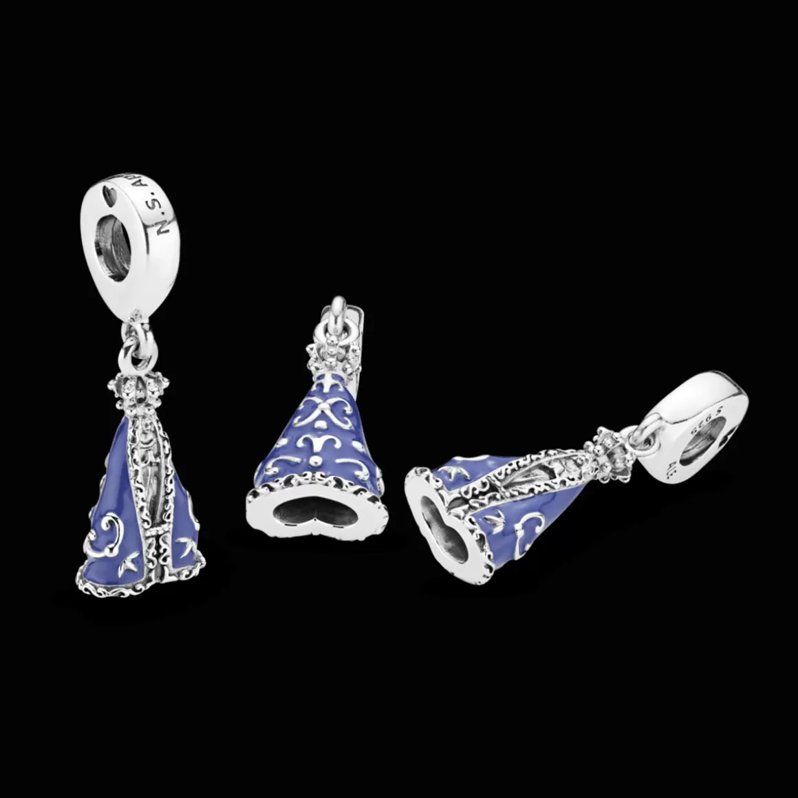 Pandora Charms Pendentes De Prata-Charm Pendente Nossa Senhora Aparecida