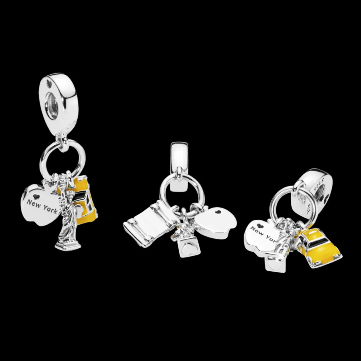 Pandora Charms Pendentes De Prata-Charm Pendente Nova Iorque