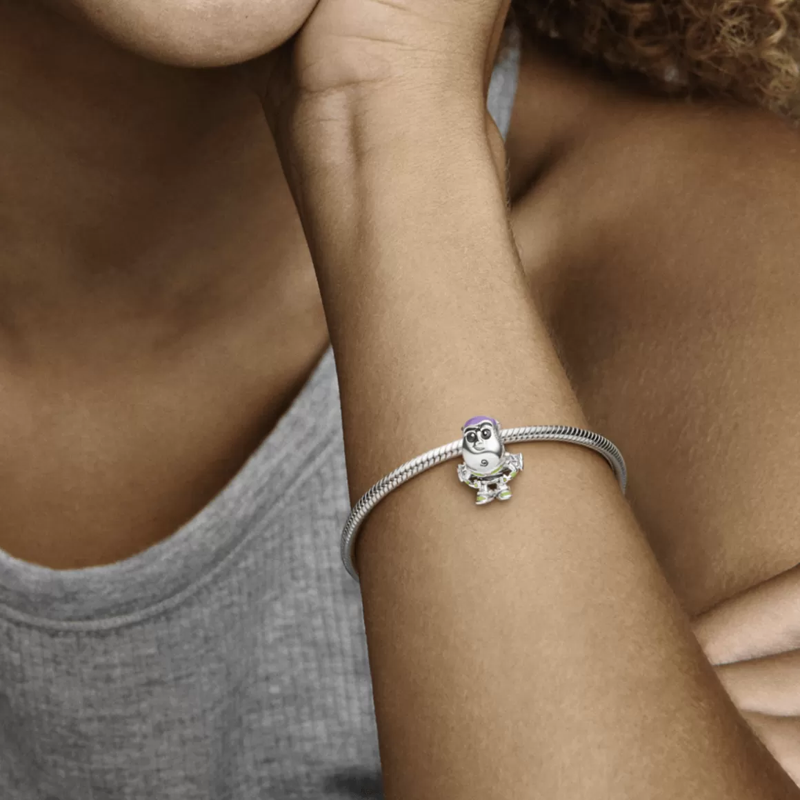 Pandora Charms De Prata-Charm Prata Disney Pixar - Buzz Lightyear de Toy Story
